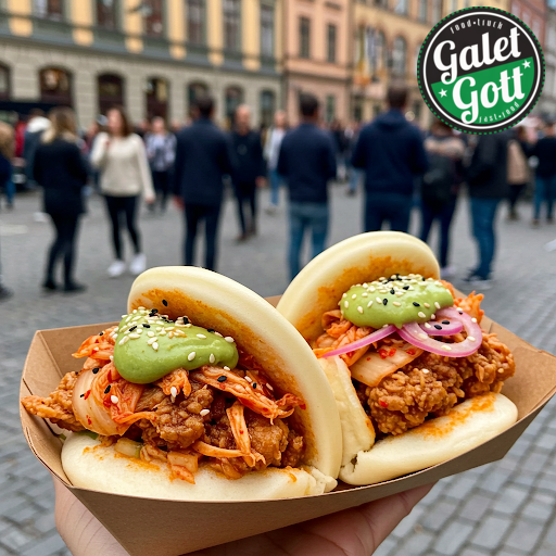 Bao Bun Spicy Kyckling 